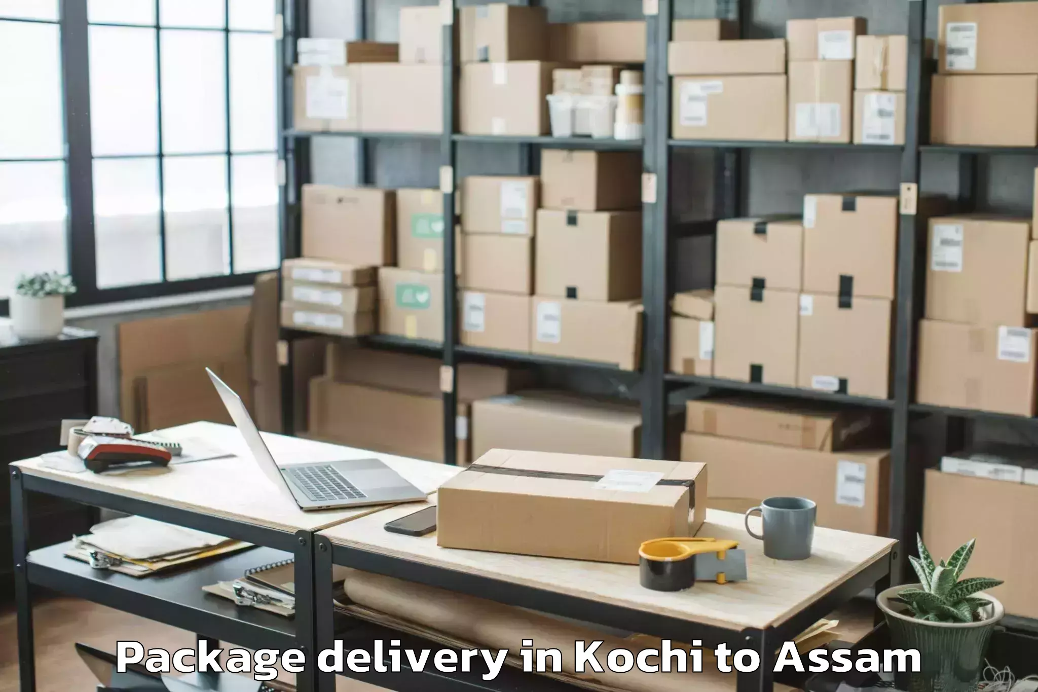 Top Kochi to Soalkuchi Package Delivery Available